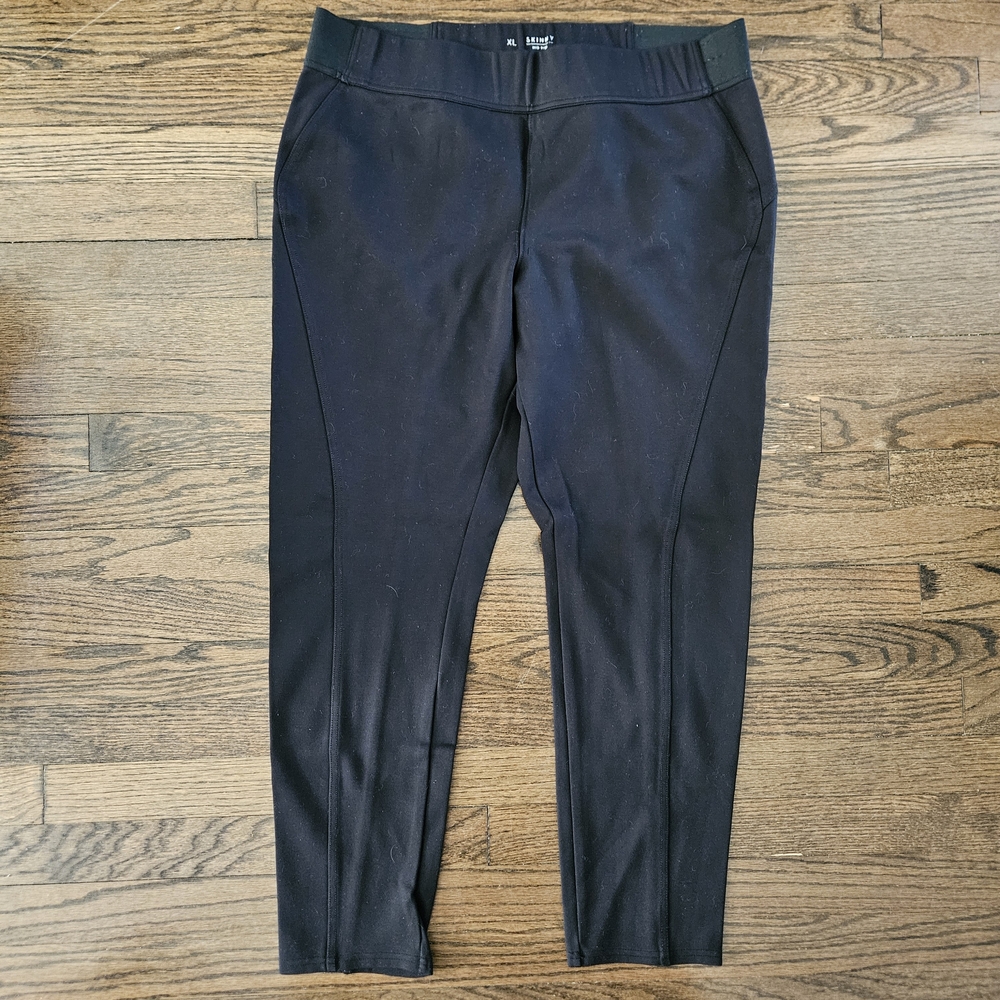 Vera Wang Midnight Black Straight Leg Pants
